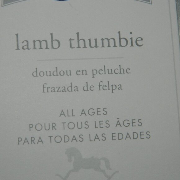 Pottery Barn Kids Lamb Thumbie (UU-17) - Picture 2 of 3